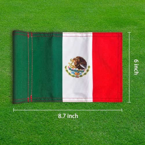 AZCOVER 2 Pack Mexican Golf Flag 8x6 Inch - Image 5