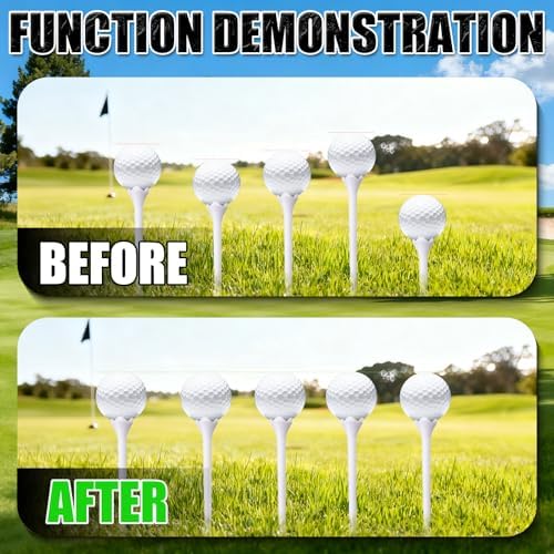 Adjustable Golf Tee Height Tool, Retractable Golf Training Aid, Precision Tee - Image 5