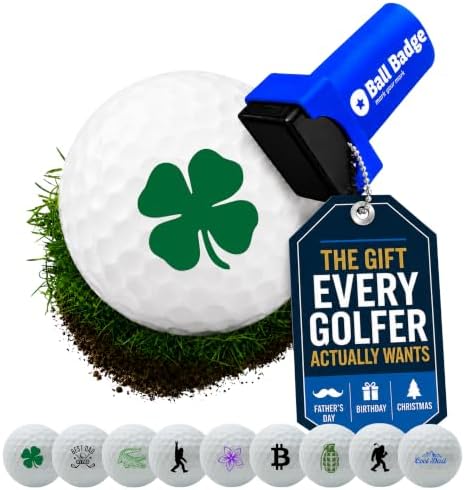 Ball Badge Golf Ball Stamp, Icon Series Self-Inking Ball Marker by AlibiGolf