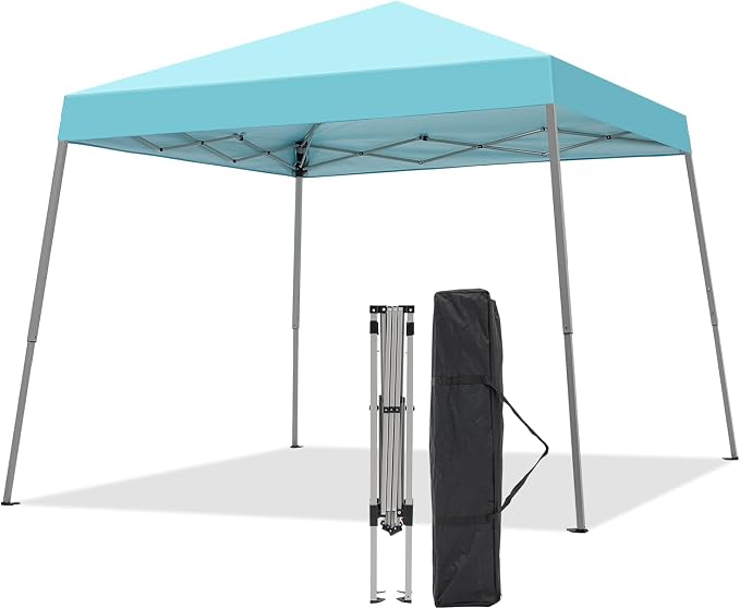 10x10FT Slant Leg Pop Up Canopy Tent, Portable Outdoor Shelter | 10x10FT Base by Oneofics