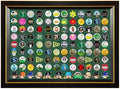 18.1" X 13.3" Solid WoodMagnetic Golf Ball Marker Display Frame ，Wall Mount by Unknown