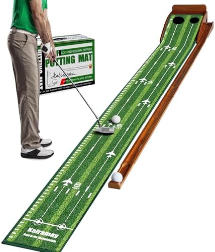 Kalramay Putting Green Indoor Golf Putting Mat – Easy to Assemble by Unknown