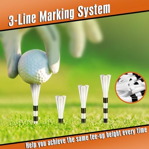 Professional Plastic or Wood or Rubber Golf Tees, Enhanced Durability & - Image 4
