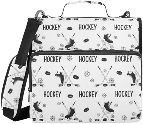 Zipper Binder Bag 3 Ring File Folder Portfolio Organizer Zippered Binder Bags by Emelivor