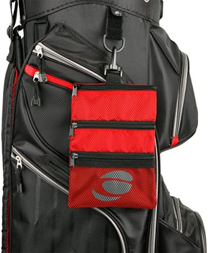Orlimar Detachable Golf Accessory Pouch, 3 Zippered Pockets - Image 4