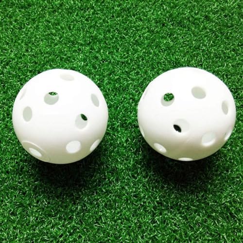 Practice Golf Balls, 25 Pack Plastic Airflow Hollow Golf Balls - Image 3
