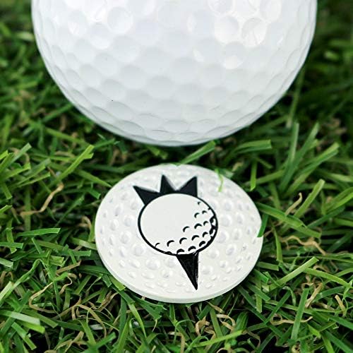 Myartte Creative Golf Ball Marker Soft Enamel Golf Markers 24.4MM Assorted 5 Pcs - Image 4