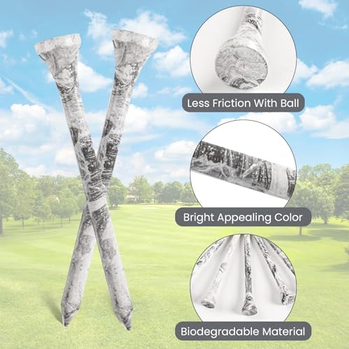 Amy Sport Golf Tees Wood 200 Pack Wooden Coloured - Image 4