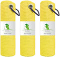 3 Pack 16"x16" Waffle Microfiber Golf Towels by VIVIDLY