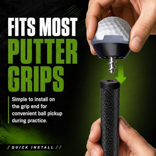 Golf Ball Picker Upper for Putter, 2 Pack 4-Claw Pressure Golf Ball Grabber - Image 4