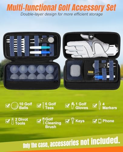 Golf Glove Holder Case, Golf Accessories Organizer Bag - Image 2