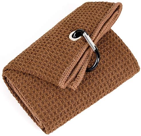 Mile High Life Tri-fold Golf Towel | 16" X 24" | Premium Microfiber Fabric | by MileHighLife