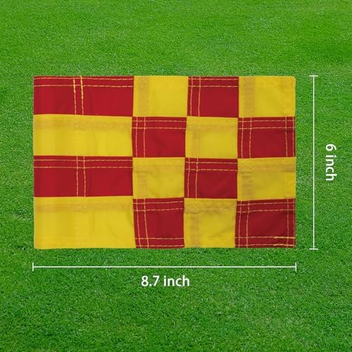 AZCOVER 3 Pack Checkered Golf Flag 8x6 Inch - Image 5