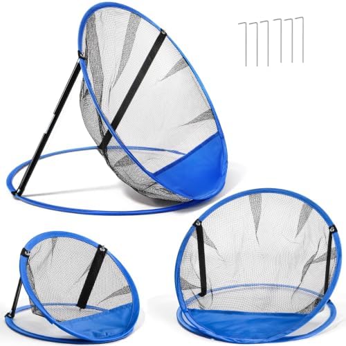 Jucoan Set of 3 Golf Chipping Net, 3 Sizes 12”, 24” Pop Up Golf Target Practice by Jucoan