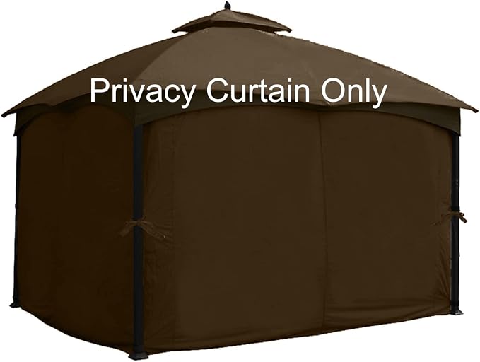 ABCCANOPY Universal Gazebo Replacement Curtain 10'x12' by ABCCANOPY