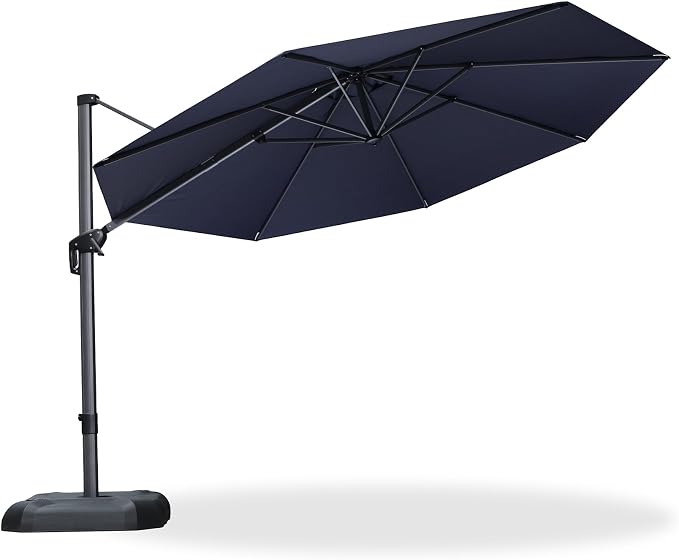 PURPLE LEAF Patio Outdoor Umbrella 11 Feet Round - Image 9