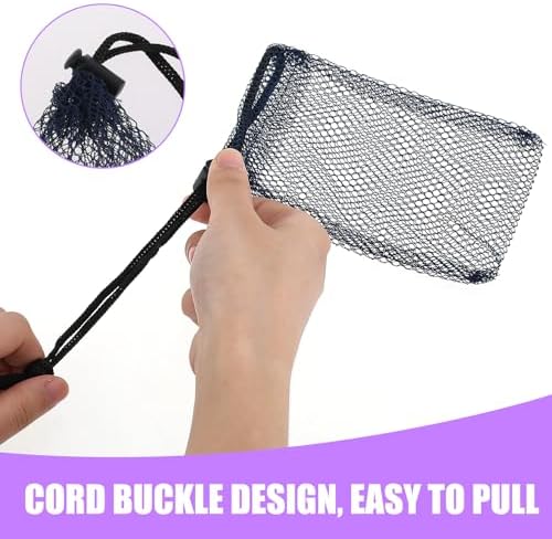 5 Pcs Colorful Drawstring Mesh Bags - Image 6