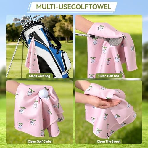 Mile High Life Fun Print Golf Towel 16x24in, Microfiber Waffle - Image 5