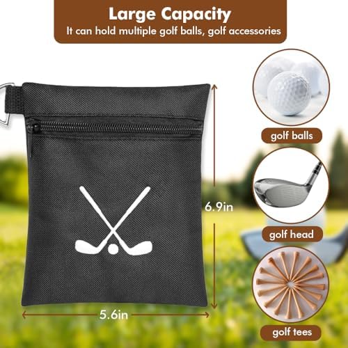 Golf Tee Bag, Waterproof Golf Tee Pouch - Image 3