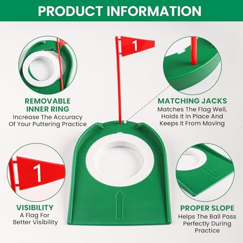 FINGER TEN Golf Putting Cup - Image 2