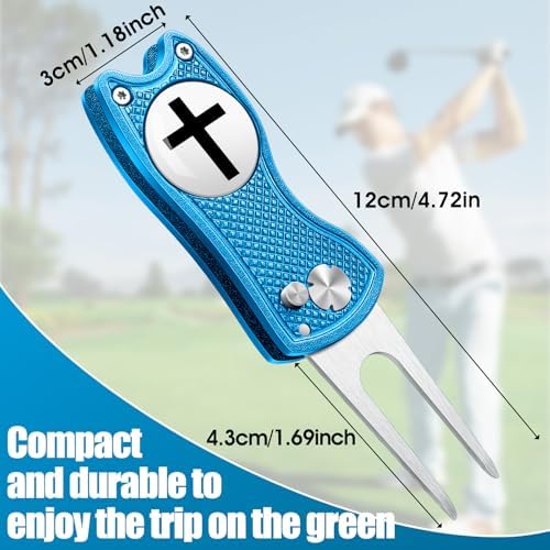 Golf Divot Repair Tool with Magnetic Ball Marker - Image 2