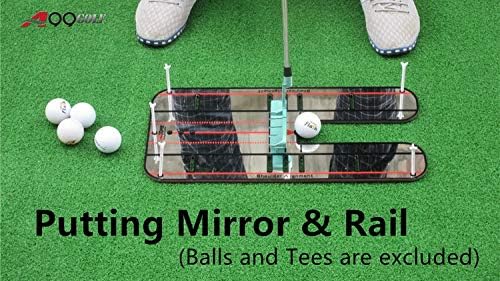 A99 Golf Putting Mirror & Rail Alignment Practice Training Aid Portable - Image 6