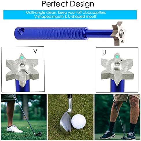 VIPMOON Golf Club Cleaner Kit, Portable Groove Sharpener Tool - Image 6