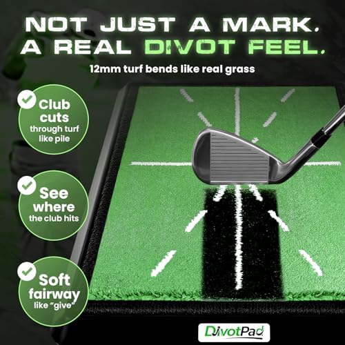 DivotPad Patented Golf Training Mat, Practice Mat and Swing Trainer - Image 2