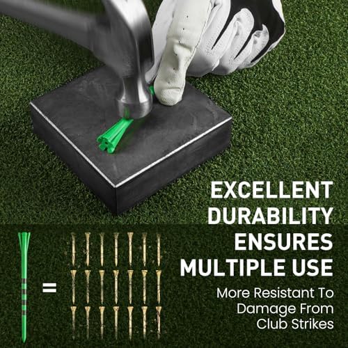 FINGER TEN Extra Long Golf Tees Plastic 4 or 5 Inch 50 Pack - Image 4