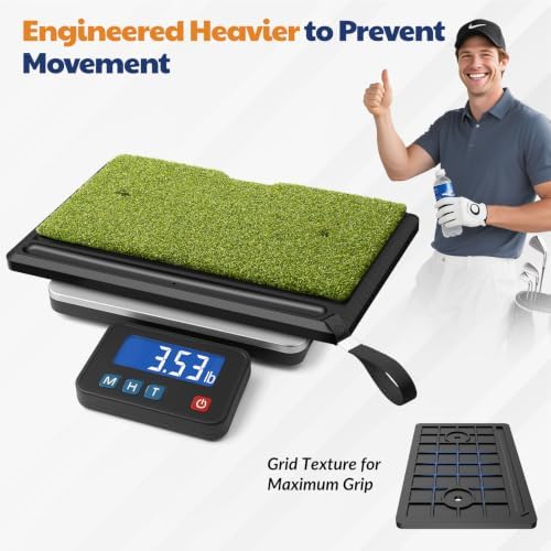 JAYA Golf Hitting Mat with Heavy Rubber Base, Foldable Golf Practice Mat - Image 4