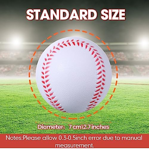 Wettarn 36 Pcs Foam Baseball Bulk Soft Baseball - Image 2