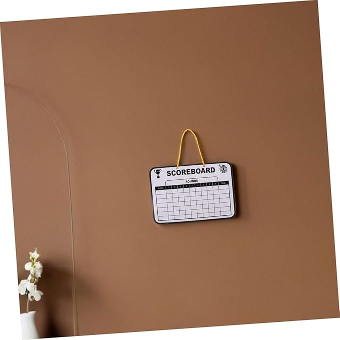 Mikikit 2pcs Double Sided Dry Erase Writing Board Lightweight Golf Score Tracking for Childrens Practice and Competitions