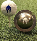 Tin Cup Golf Ball Marker Stencil by SportsBySager