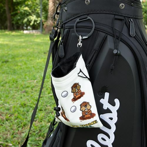 Valuables Pouch Funny Golf Ball Pouch Bag w/Drawstrings - Image 2