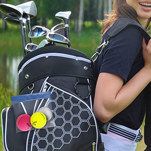 Golf Tees Pouch Bag with Hanger, Store Golf Essentials and Valuables - Image 7