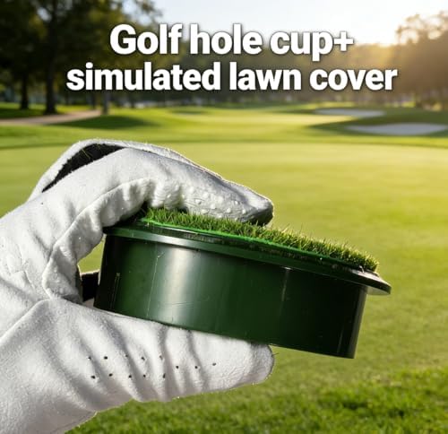 Set Golf Hole Cup with Protective Cover – Elevating Your Home Golfing - Image 2