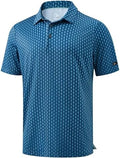 Obla Men's Golf Shirt Short Sleeve Dry Fit Collared Polo Shirts by OBLA