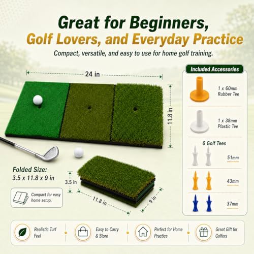 Golf Practice Mats, Swing & Putting Training -Perfect - Image 7