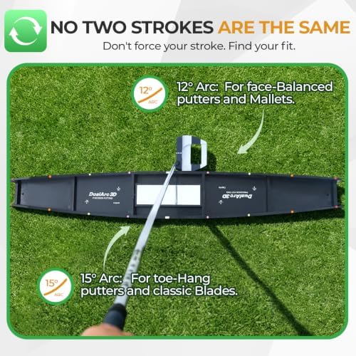 DualArc 3D Precision Putting Track & Alignment Mirror - Image 3