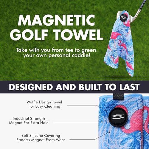Magnetic Waffle Golf Towel 16x24 - Image 4