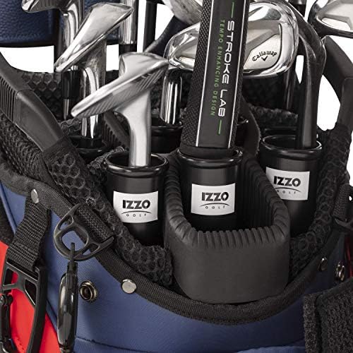 Izzo Golf Black Plastic Golf Club Tube - Image 4