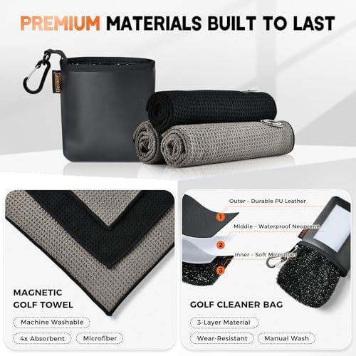 Tecoom Golf Club & Ball Cleaner Bag - Image 6