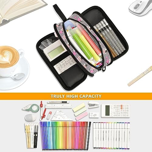 ZAZYXTJ Cute Cow Pencil Case Large Capacity Pencil Pouch - Image 5
