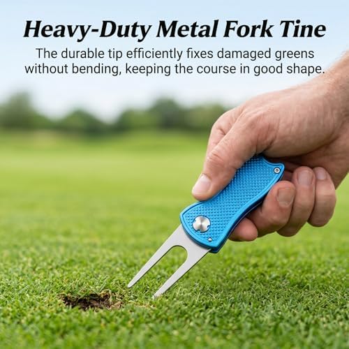 Golf Divot Repair Tool, Foldable Metal Tool - Image 6