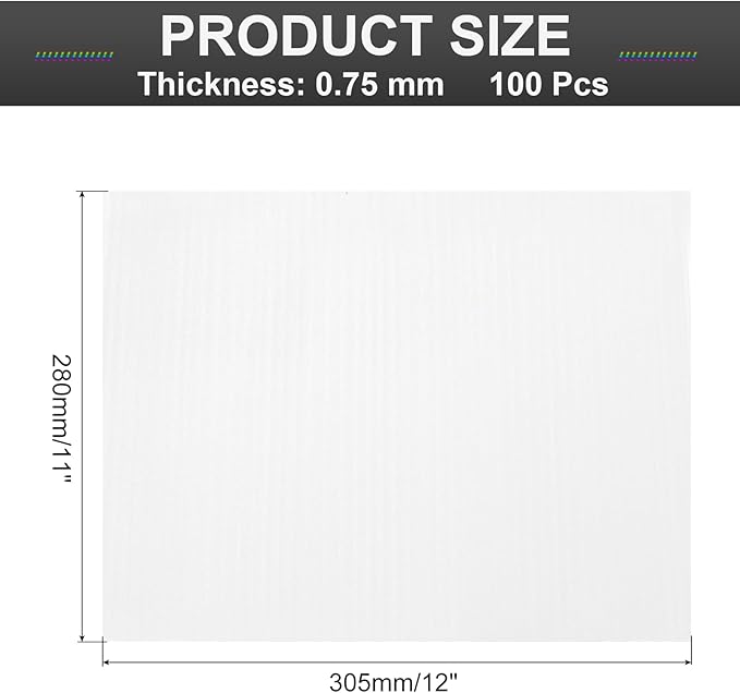 MECCANIXITY Foam Packing Pouches, 100 Pack 11x12 Inch White Bubble Pouches for Dishes Furniture Glasses Cups Moving Storage