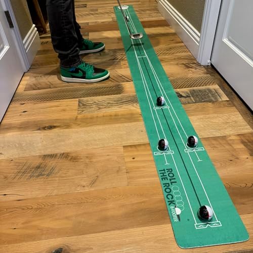 EyeLine Golf - Roll The Rock Putting Mat - Have Fun Perfecting Stroke, Speed - Image 7