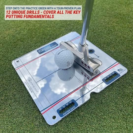 EyeLine Golf Putting Mirror, Circuit Trainer, Portable Putting Alignment - Image 3