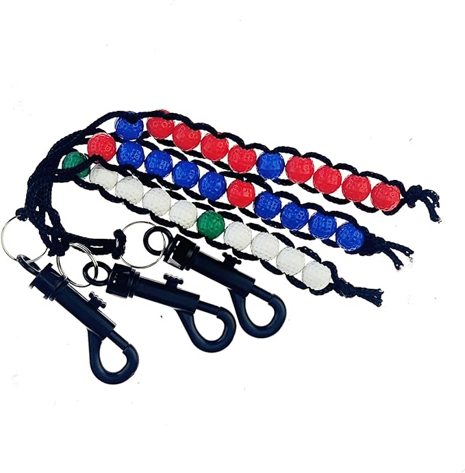 3/6/10/15 Pack Golf Bead Counter Golf Stroke Counter Golf Counter with Clip
