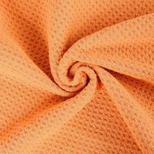 2 Pack Golf Towels with Club Brush, Microfiber Waffle Cleaning Set - Image 3