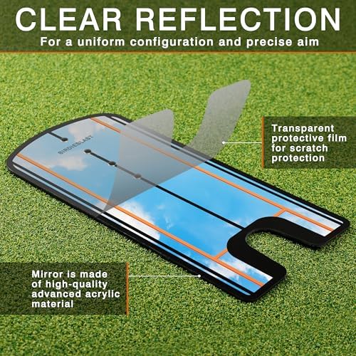 Golf Putting Mirror, Putting Mirror Training Aid - Image 5